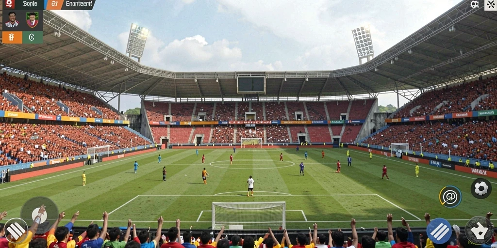 Screenshot menampilkan gameplay yang menarik dan dinamis.