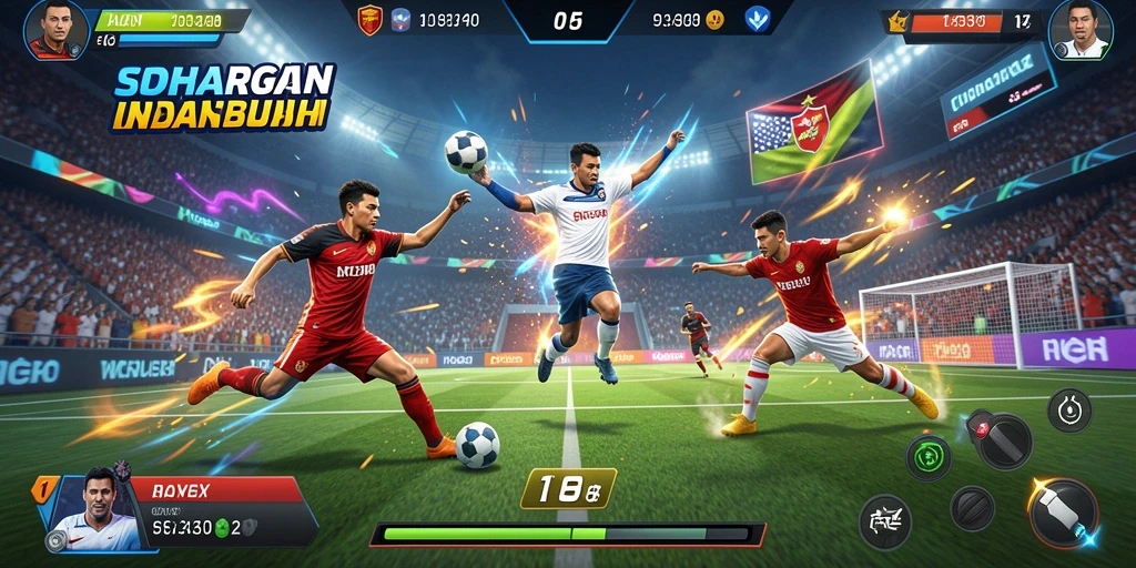 Tampilan awal yang menarik dan berwarna-warni.
