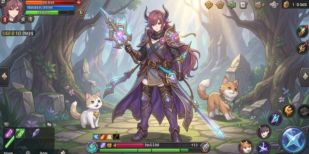 Screenshot menampilkan tampilan awal game yang menarik.