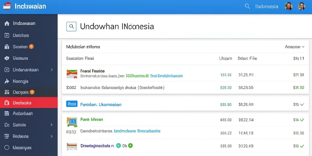 Tampilan antarmuka yang intuitif dan mudah digunakan.