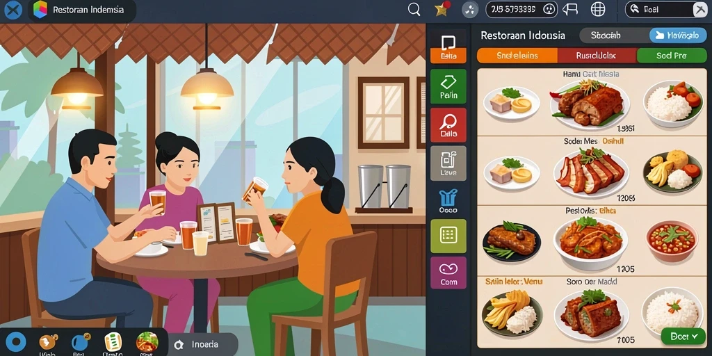 Tampilan awal yang menarik dan user-friendly.