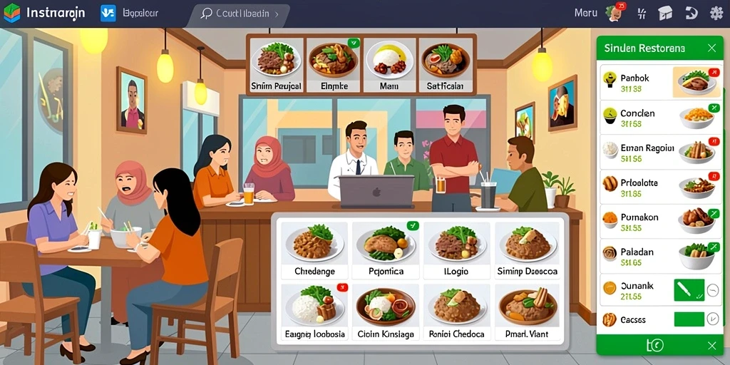 Tampilan antarmuka pengguna yang menarik dan jelas.
