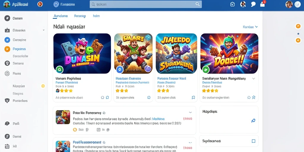 Tampilan utama game CRS99 dengan karakter dan peta permainan.
