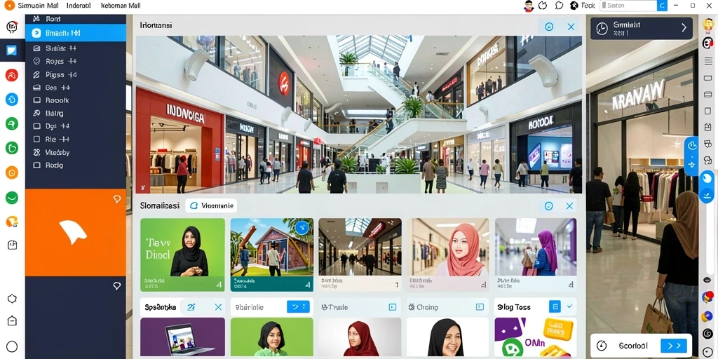 Tampilan antarmuka yang modern dan bersih.