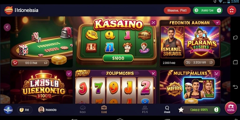 Tampilan menu utama yang menarik dan intuitif.