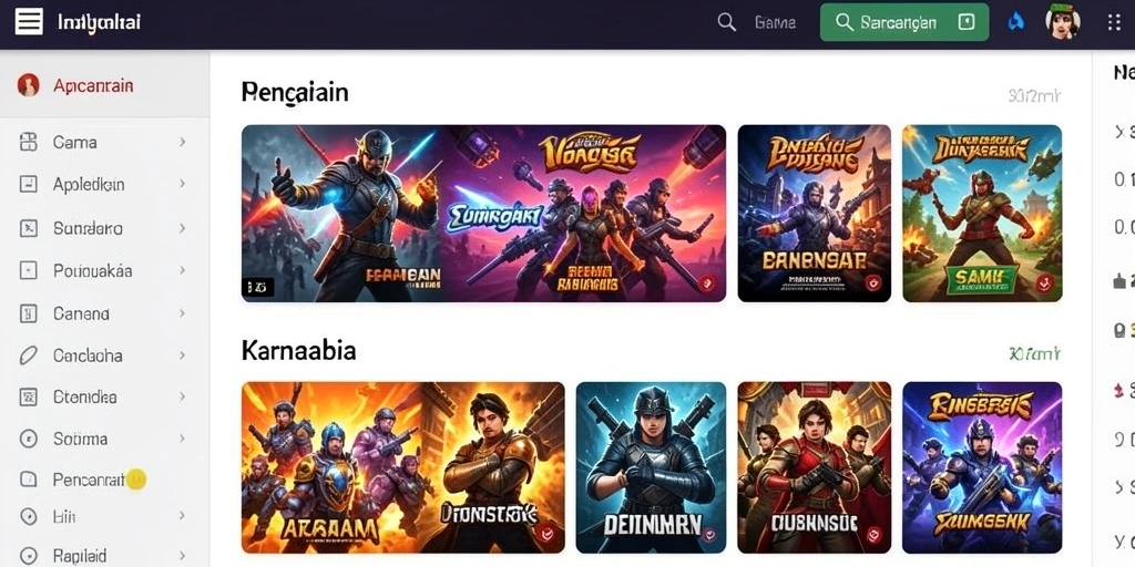Tampilan antarmuka yang menarik dan mudah digunakan.