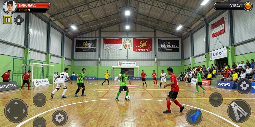 Tampilan grafis yang memukau dalam permainan.
